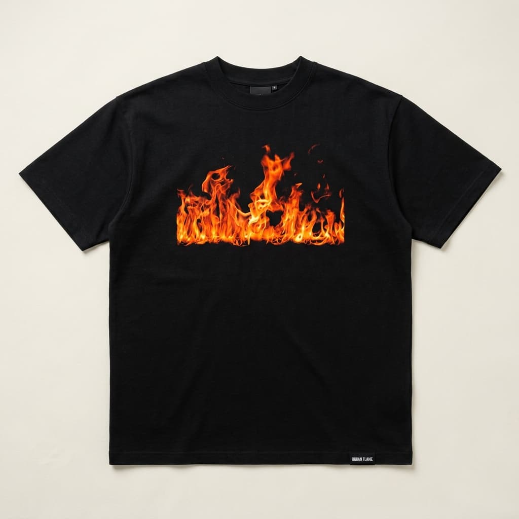 Designs by Hott Minds Signature Flame Tee