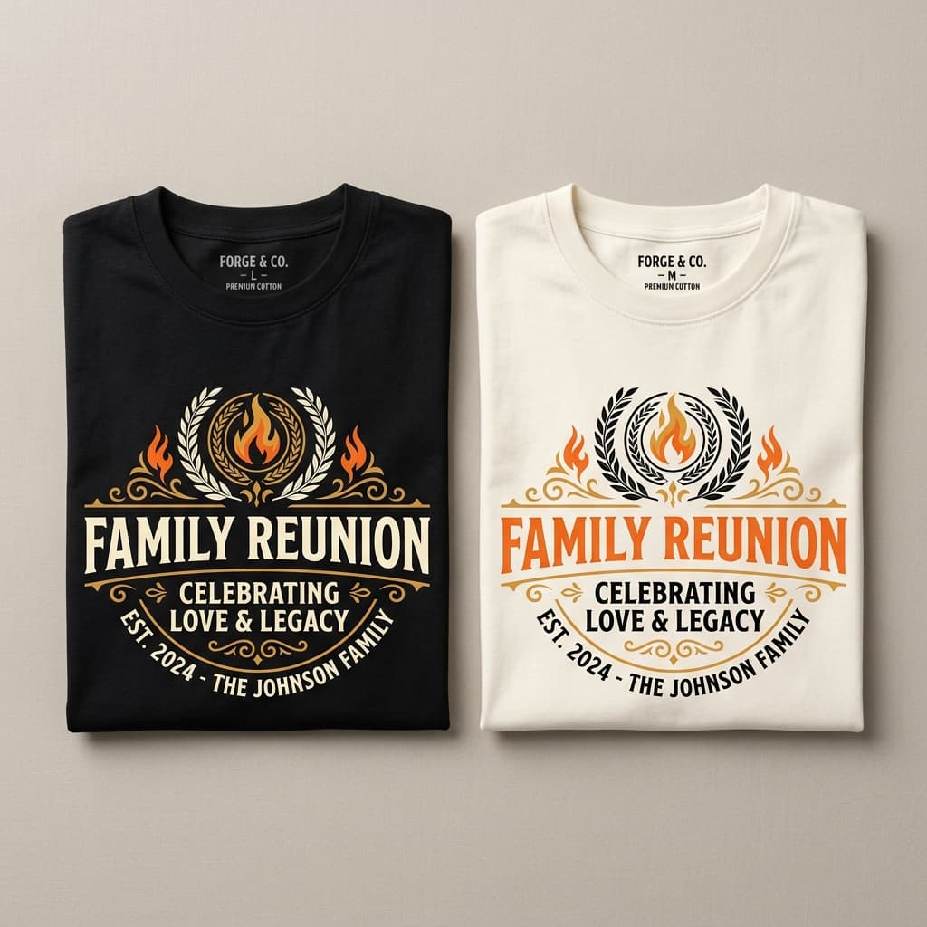 Custom Family Reunion & Party Event Shirts